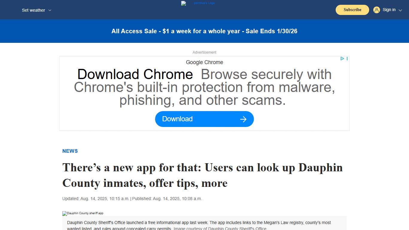 There’s a new app for that: Users can look up Dauphin County inmates, offer tips, more - pennlive.com